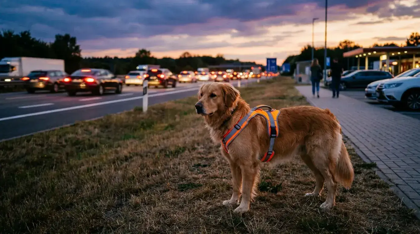 10 Reasons Your Dog Needs a Reflective No-Pull Harness at Road Trip Rest Stops