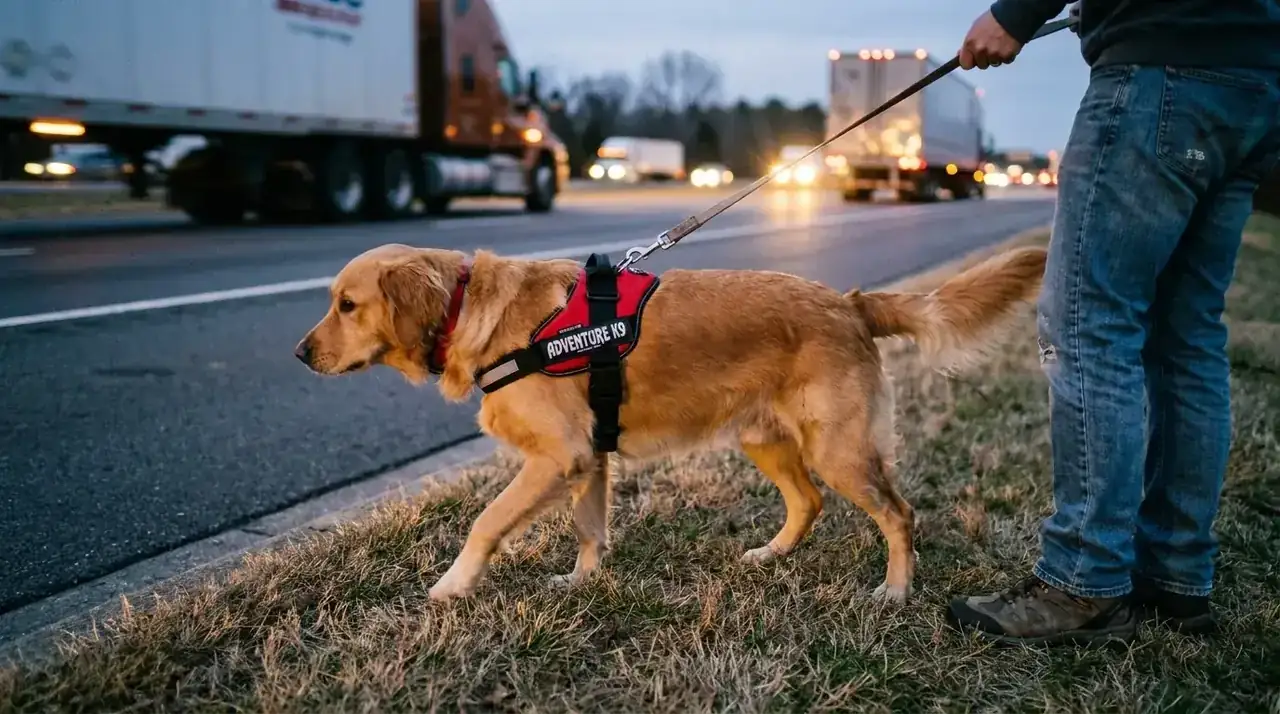 BARKBAY No-Pull Harness Review: My Go-To for Rest Stops, Trails, and Chaotic Parking Lots